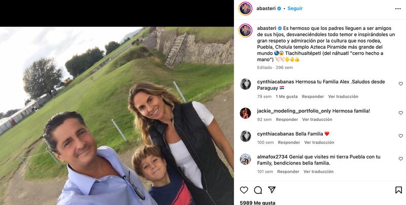 Alejandro Basteri junto a Bibiana Domit y Pierre Alexander