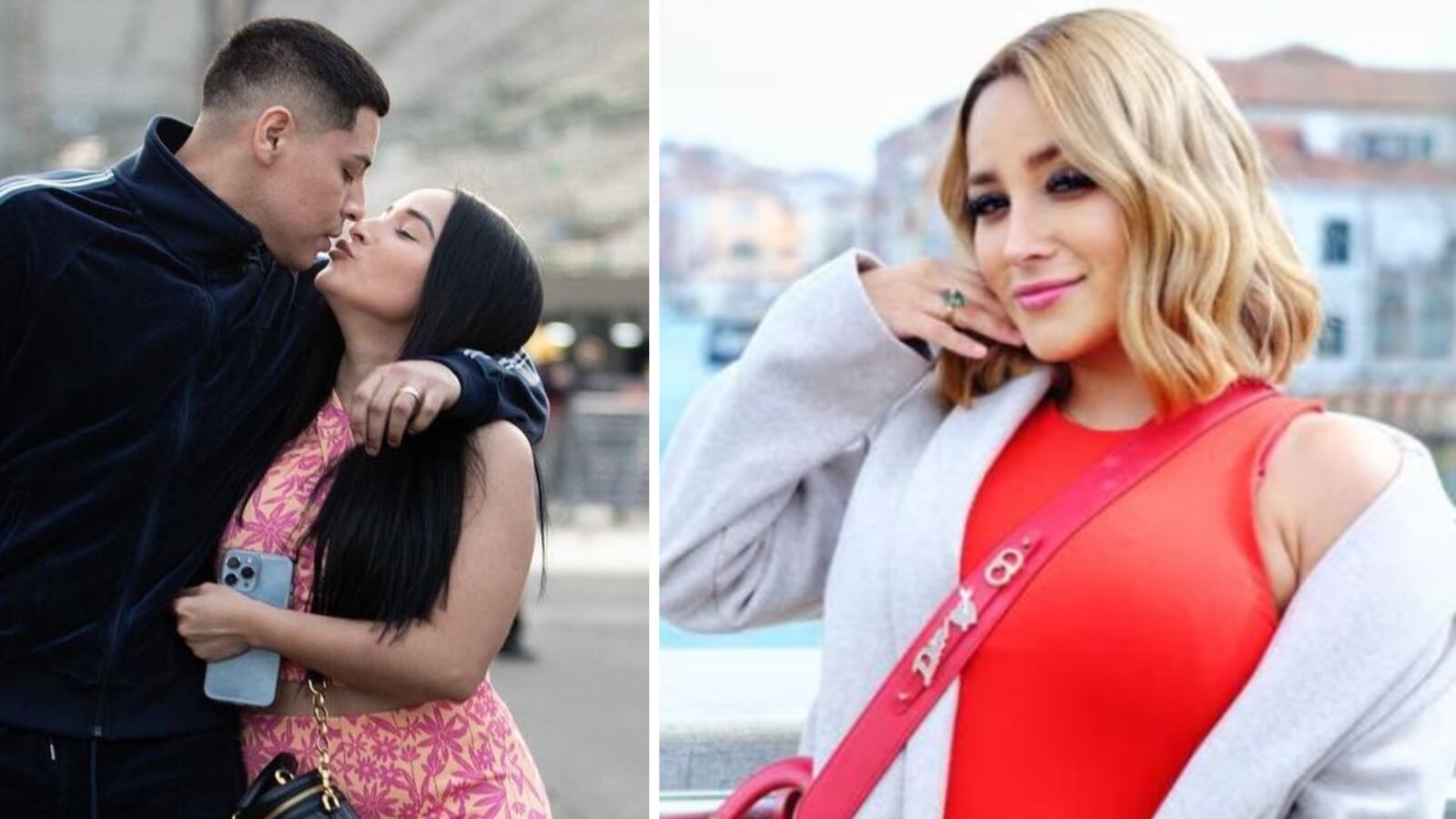 Eduin Caz y su esposa Daisy Anahy