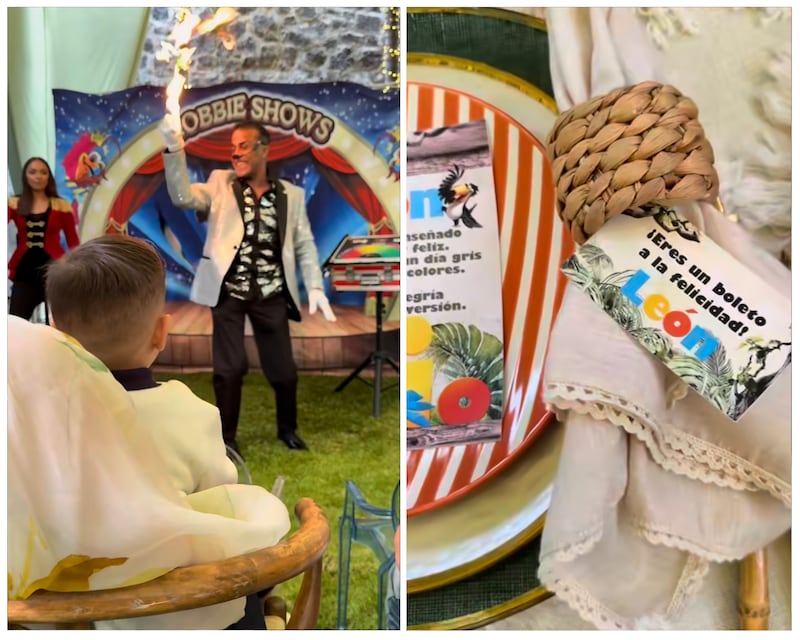 Cynthia Rodríguez compartió detalles de la fiesta de cumpleaños de su hijo
