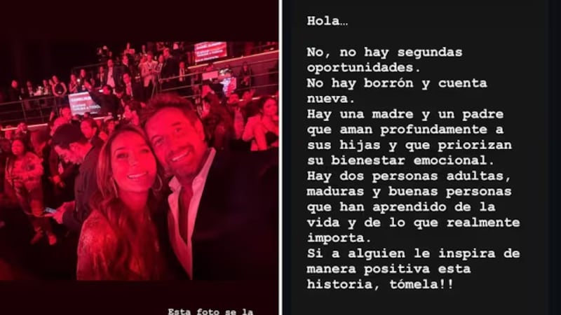 Geraldine Bazán y Gabriel Soto se reencuentran