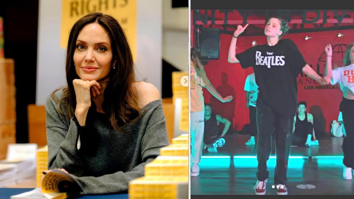Angelina Jolie baila en video