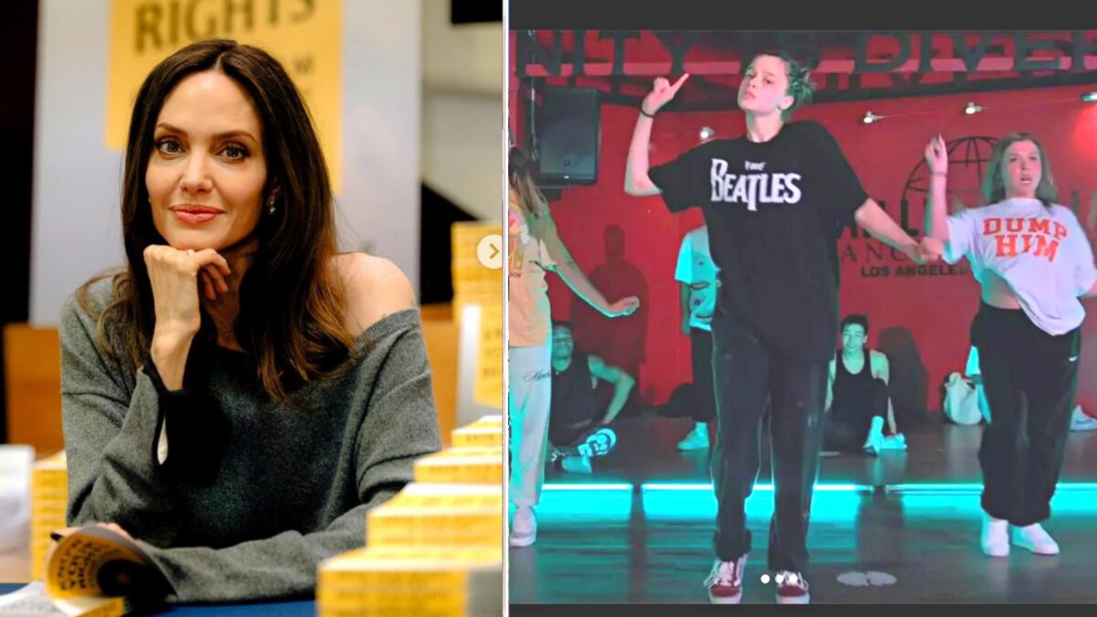 Angelina Jolie baila en video