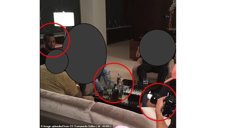 Víctimas revelan fotos de las fiestas de Diddy Combs