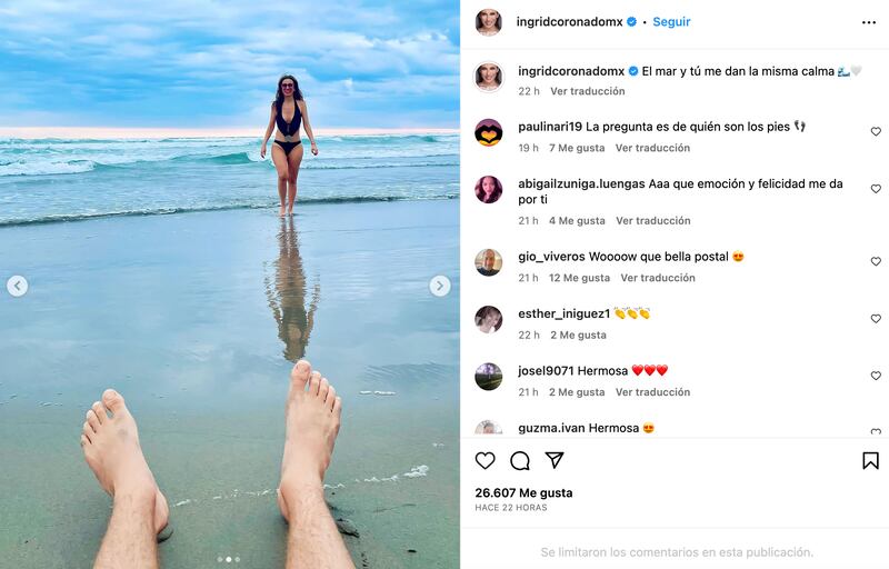 Ingrid Coronado posa con sexy bikini frente a 'misterioso' hombre