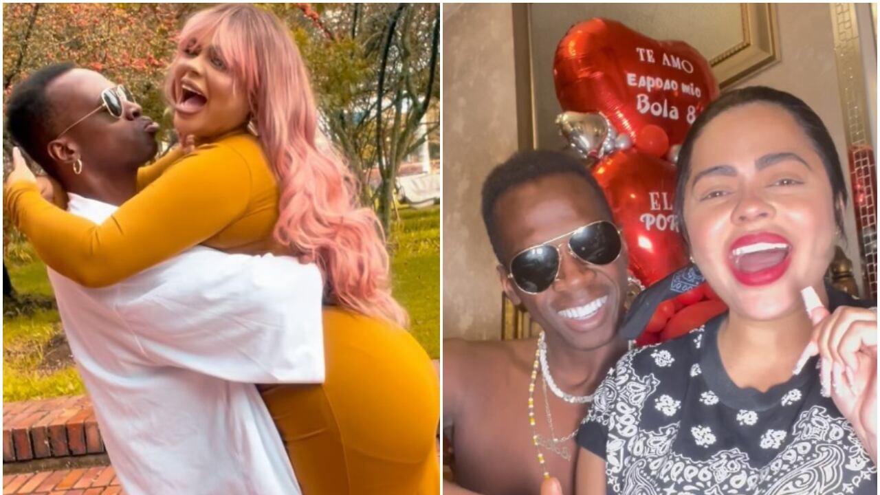 Omar Murillo y Koral Costa compartiendo momentos especiales como esposos.