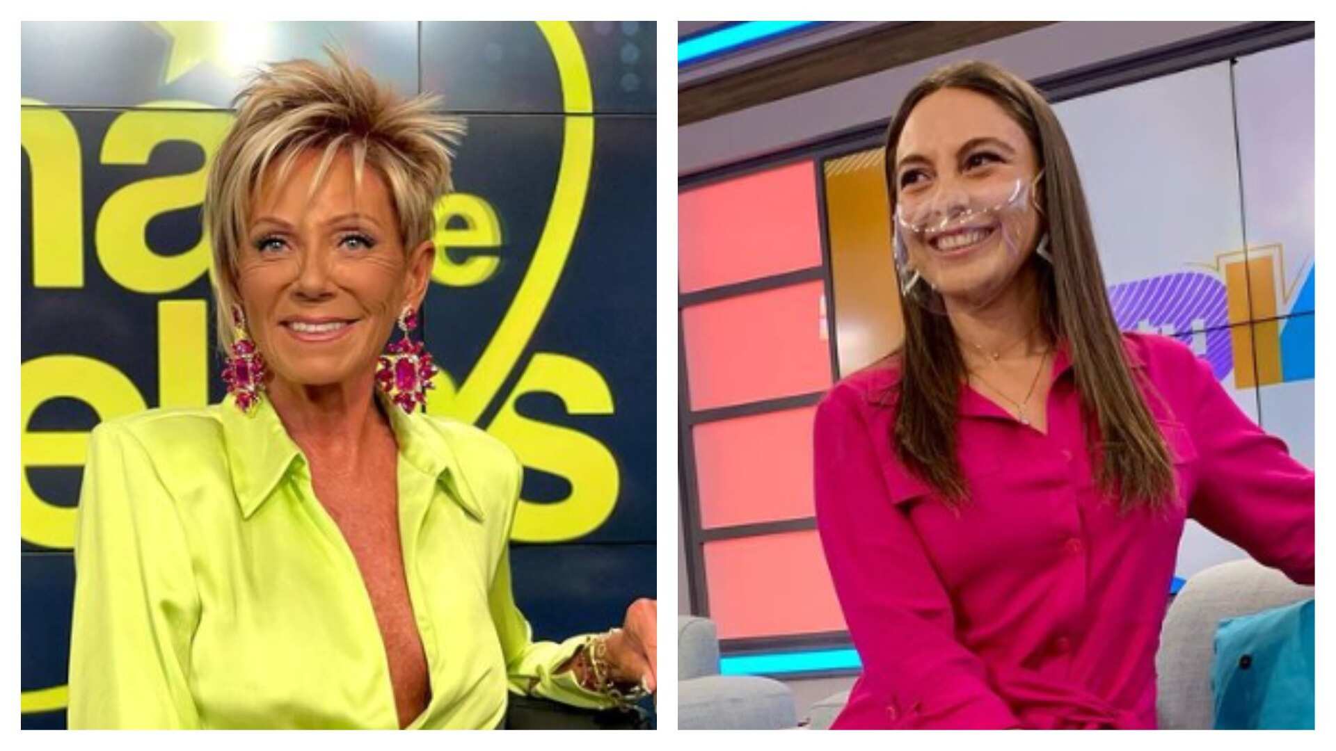 Raquel Argandoña y Ángeles Araya