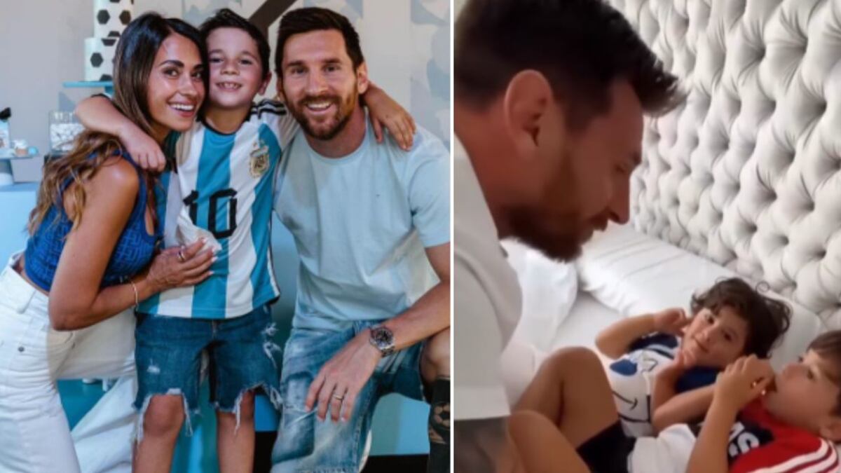 Más que un gran futbolista, Messi es el mejor padre y estas fotos y videos lo prueban