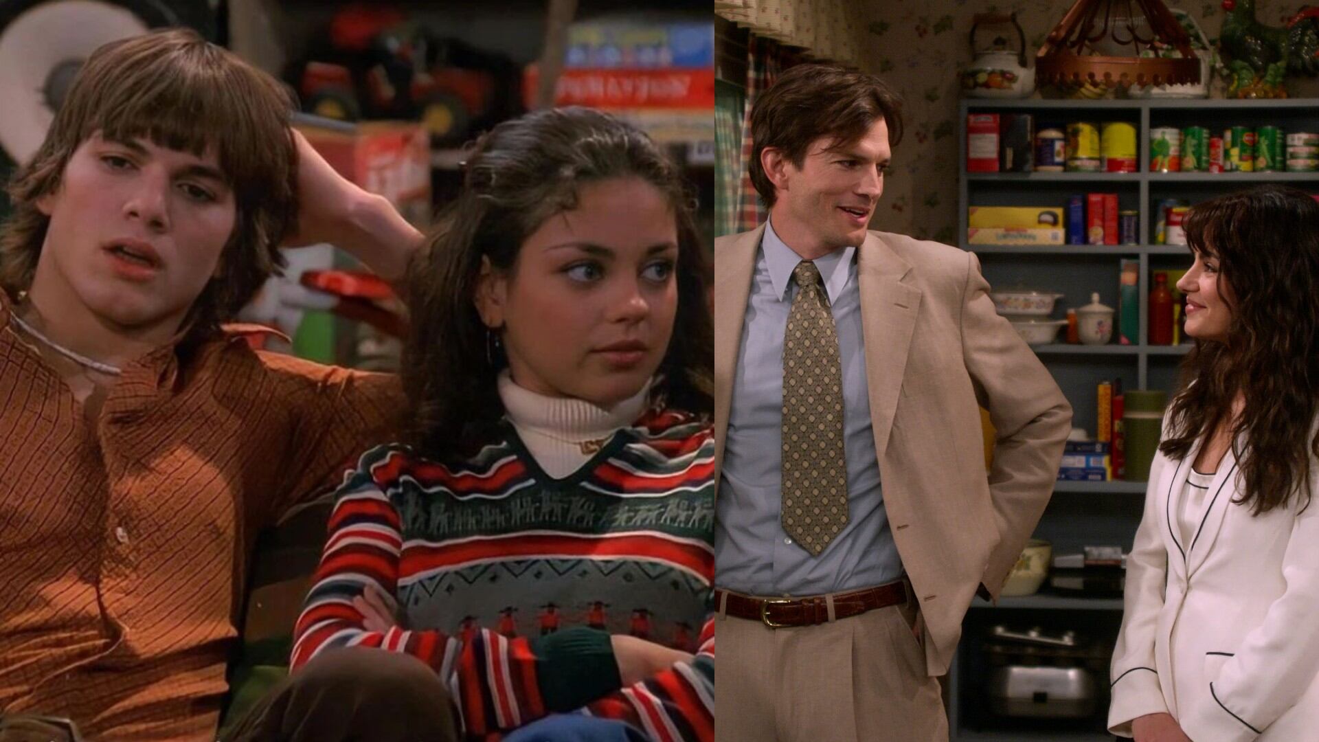 That '90s Show:Mila Kunis y Ashton Kutcher, de ser pareja a la presión que fue trabajar juntos