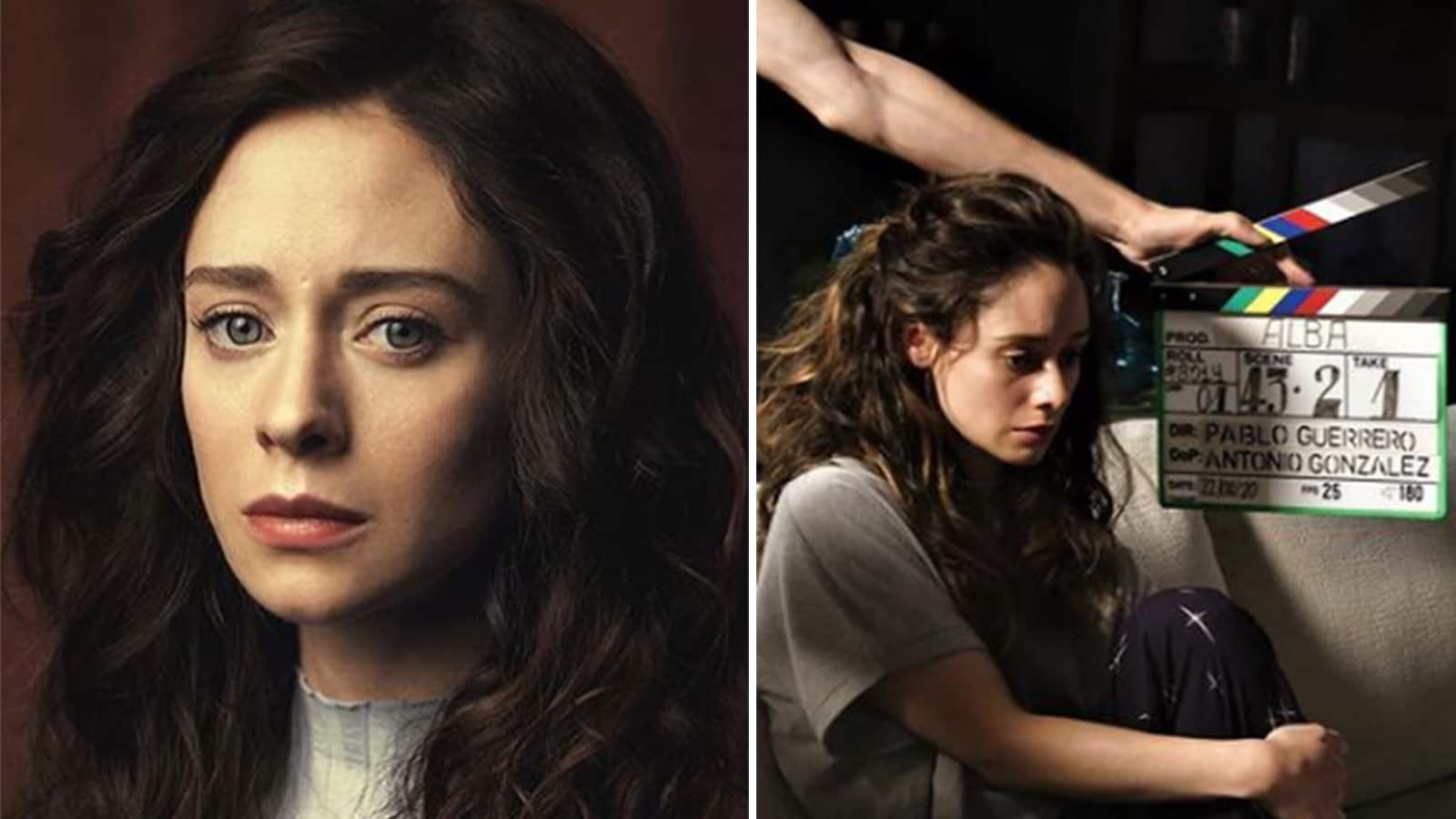 Protagonista de la serie 'Alba' en escenas de esta producción de Netflix.