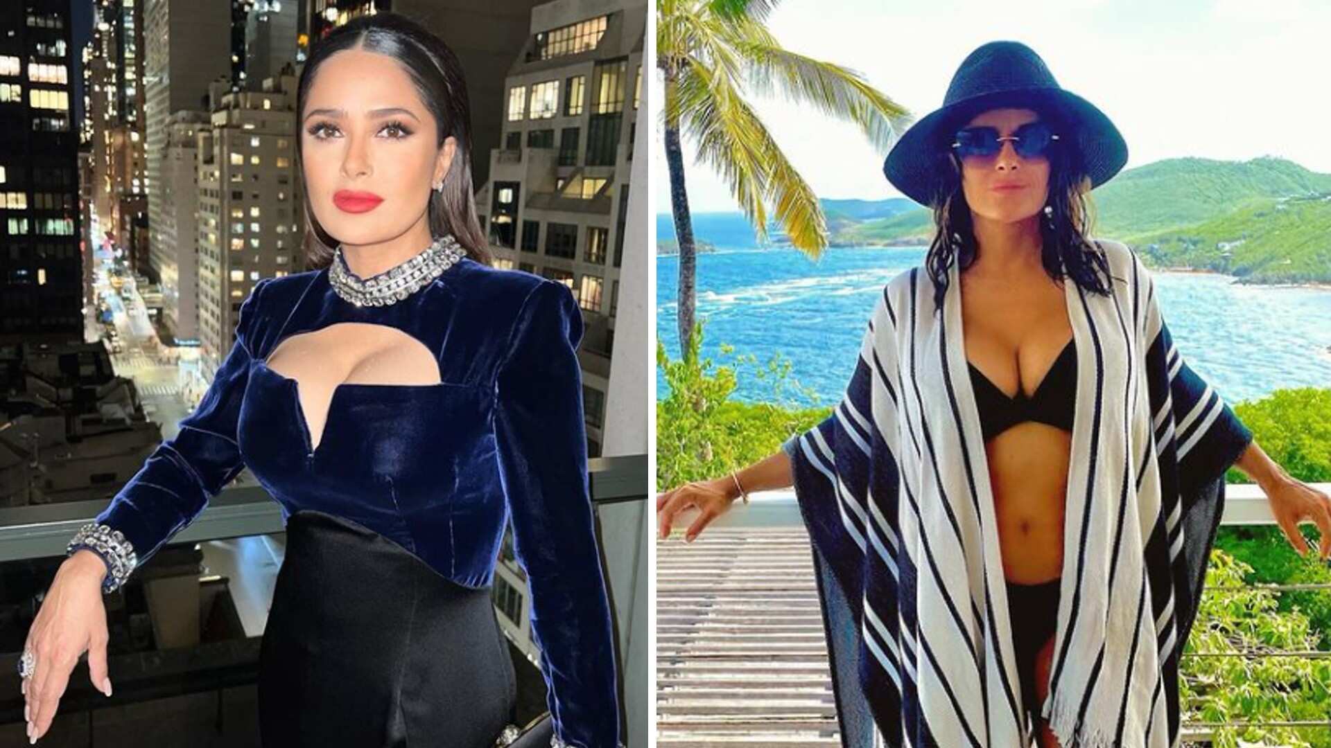 Salma Hayek rompe las “reglas” de la moda al usar vestido largo y botas: le lanzan criticas