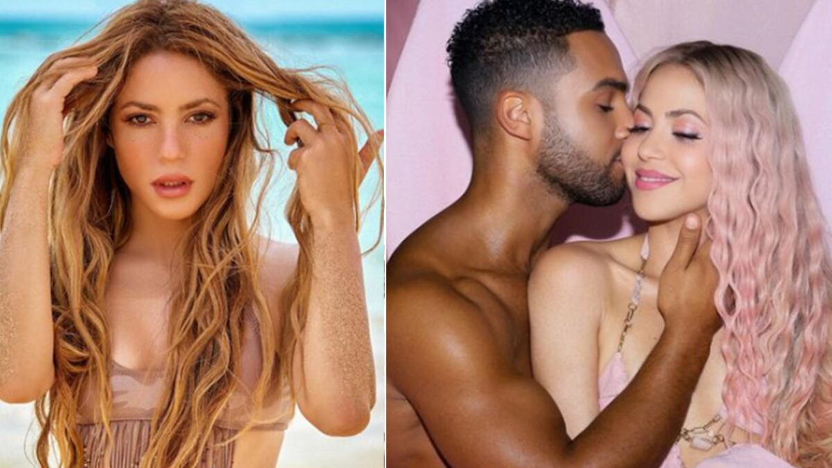 Shakira y Lucien Laviscount