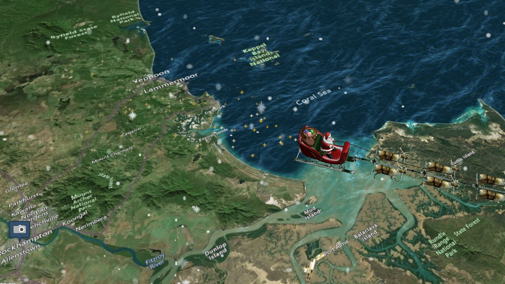 Sigue en vivo la ruta de Papá Noel