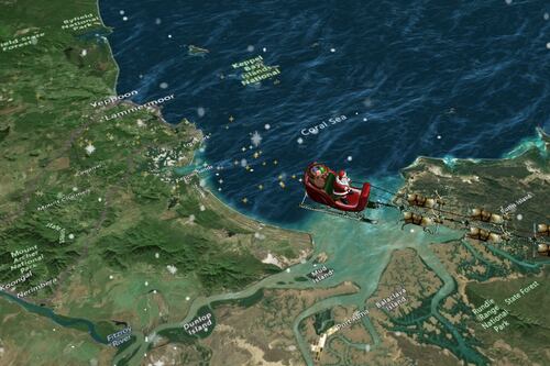 Sigue en vivo la ruta de Papá Noel: ¿Dónde está ahora?