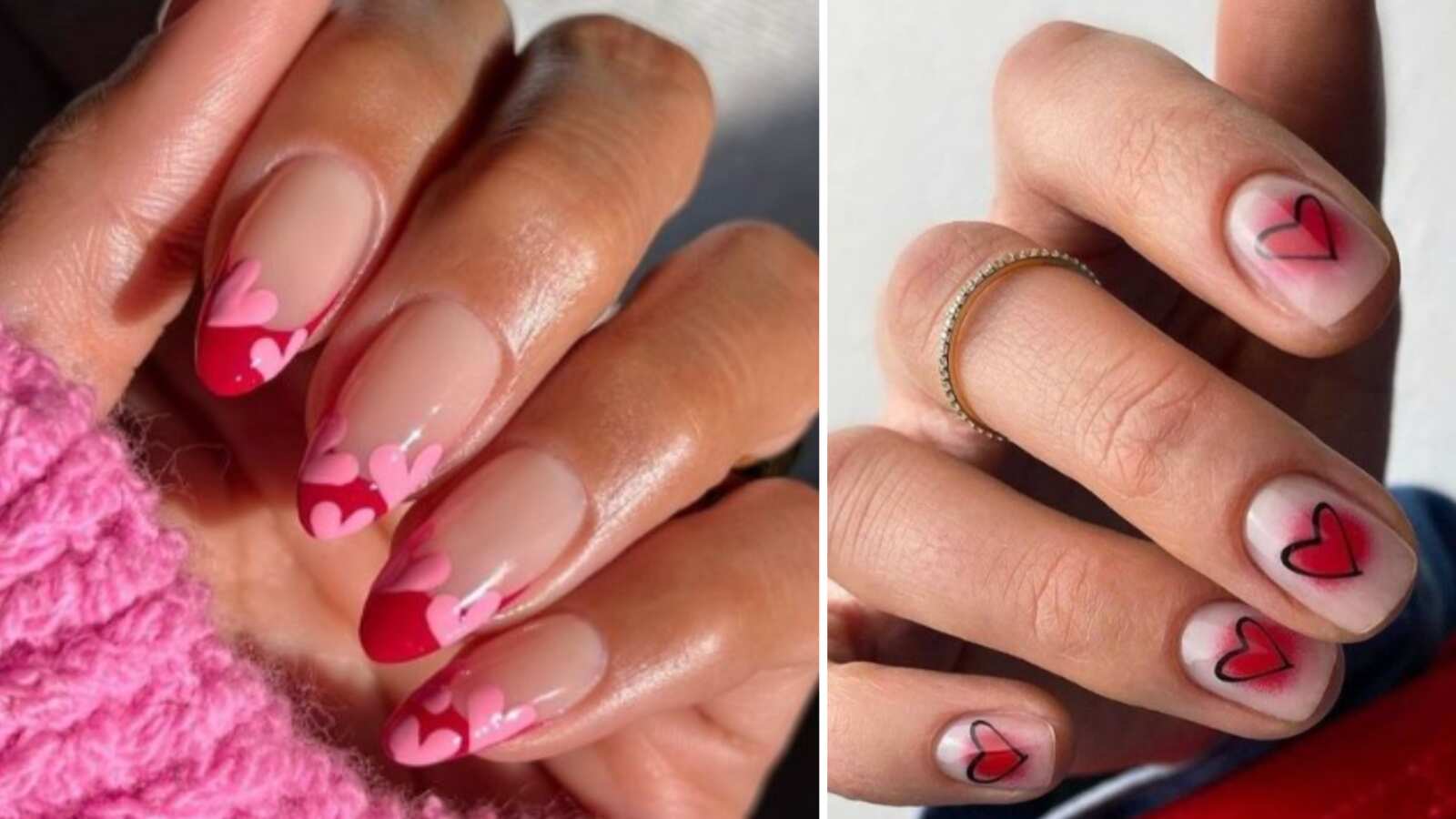 Modelos de uñas para San Valentín 2025