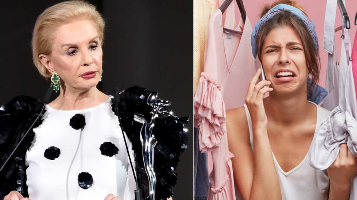 Carolina Herrera no se cayó y así arremetió contra aquellos que se ‘visten feo’.