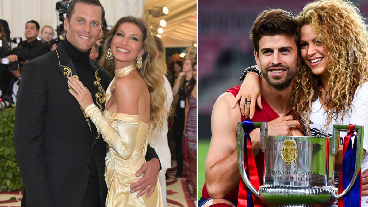 Tom Brady y Gisele Bündchen / Shakira y Piqué