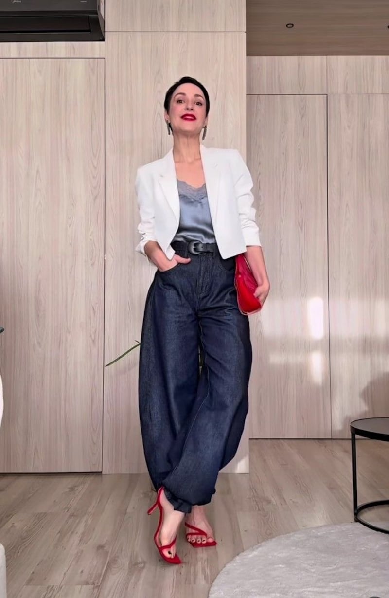 Jeans barrel en tendencia