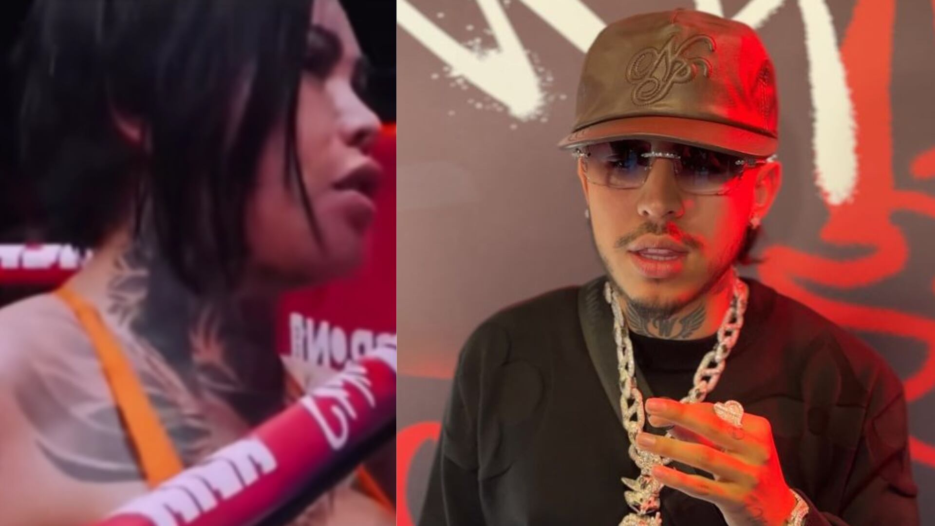 Yina Calderón dijo esto tes de bajarse del ring contra Valdiri