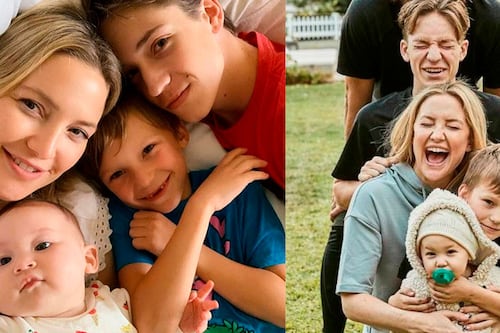 Así de grande y guapo luce el hijo mayor de Kate Hudson a sus 17 años