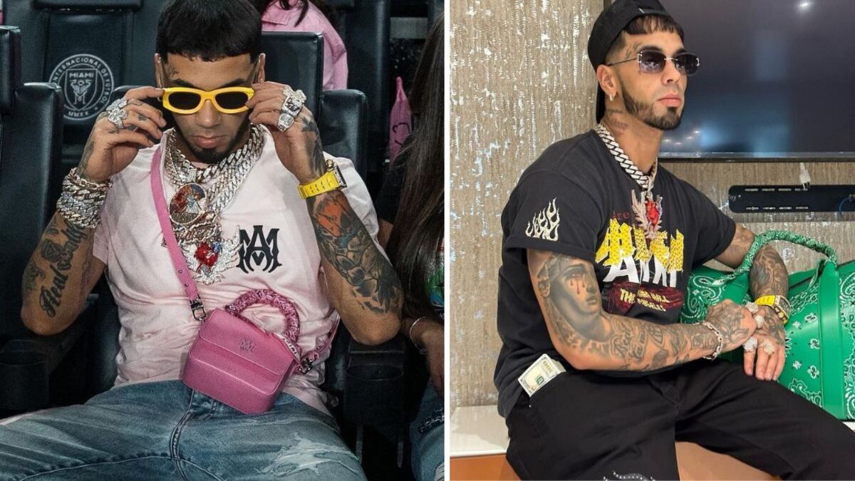 Anuel ¿ya le ganó a Yailin y Karol G? Esto cuestan las bolsas que presume en cada uno de sus posts.