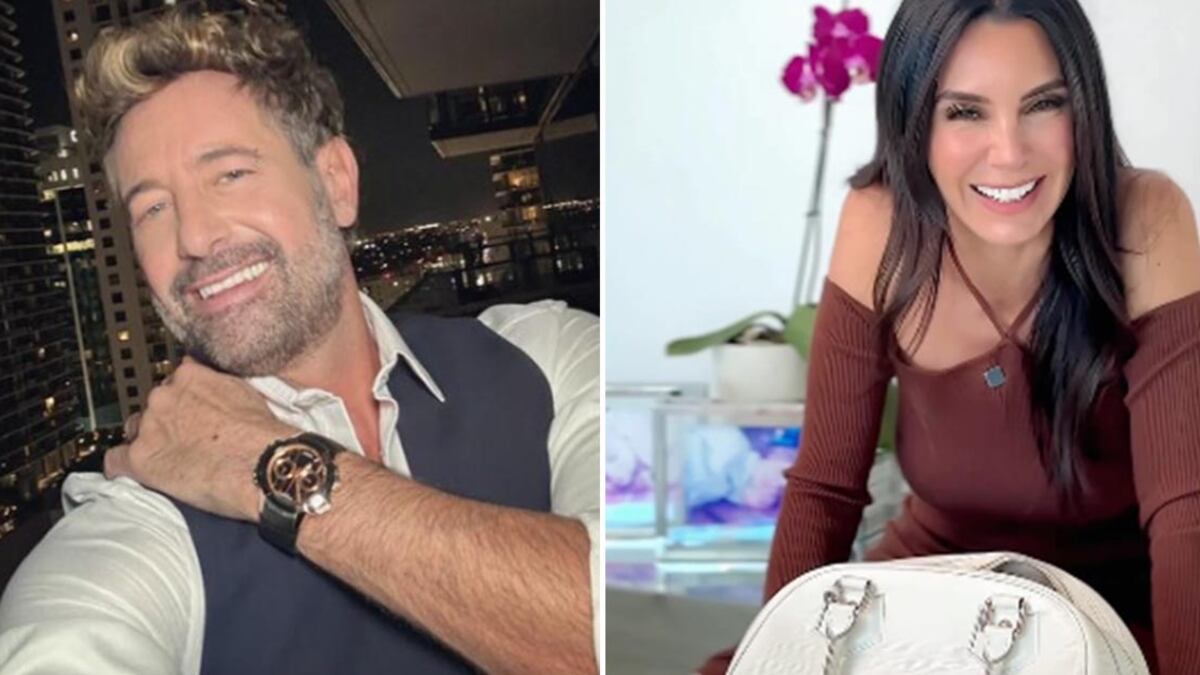 Gabriel Soto y Elizabeth Gutiérrez beso