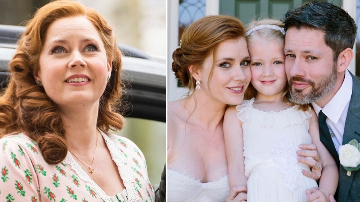 Amy Adams y su familia, compuesta por su esposo, Darren Le Gallo, y su hija, Aviana