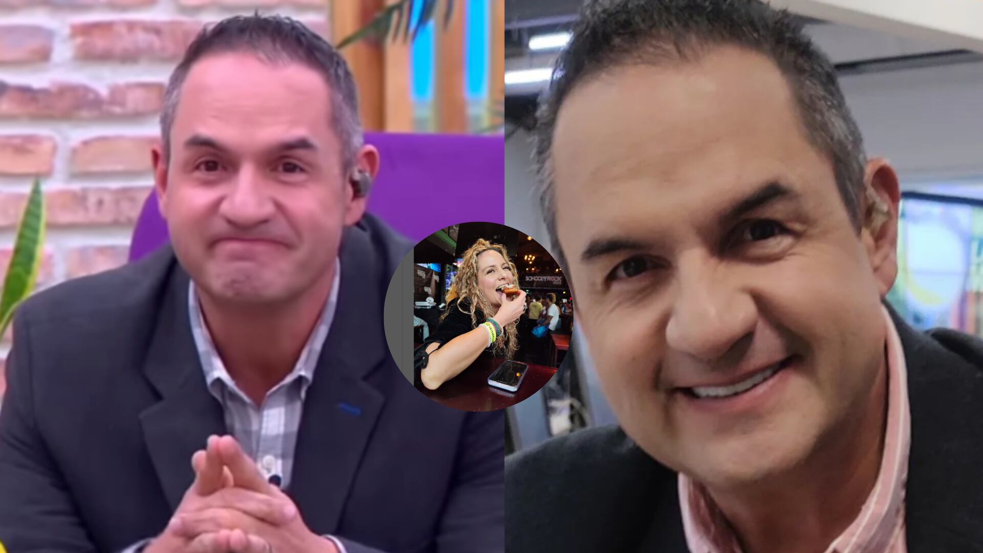 Mauricio Vélez y su pareja, Claudia Cano