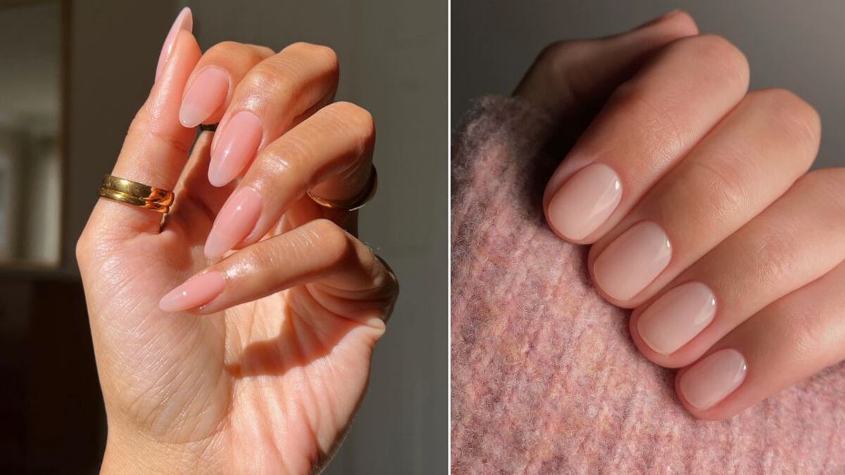 La manicura 'lip gloss' es una de las grandes tendencias de 2024