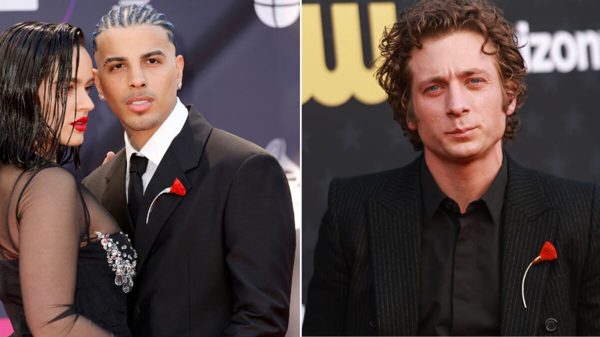 Jeremy Allen White habría hecho un guiño especial a Rosalía en su aparición en los Critic’s Choice Awards.