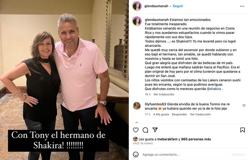Glenda Umaña y Tonino