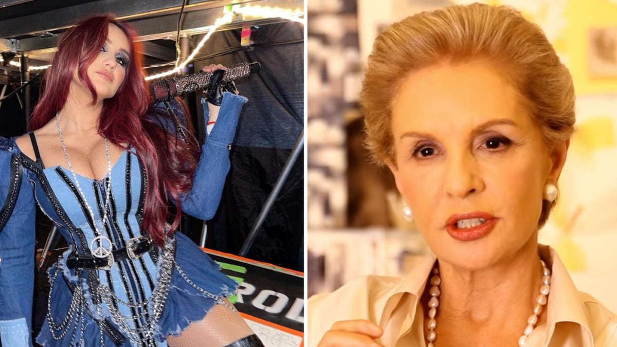 Como Anahí, Dulce María también está causando furor con la moda que ha llevado en la gira de RBD.
