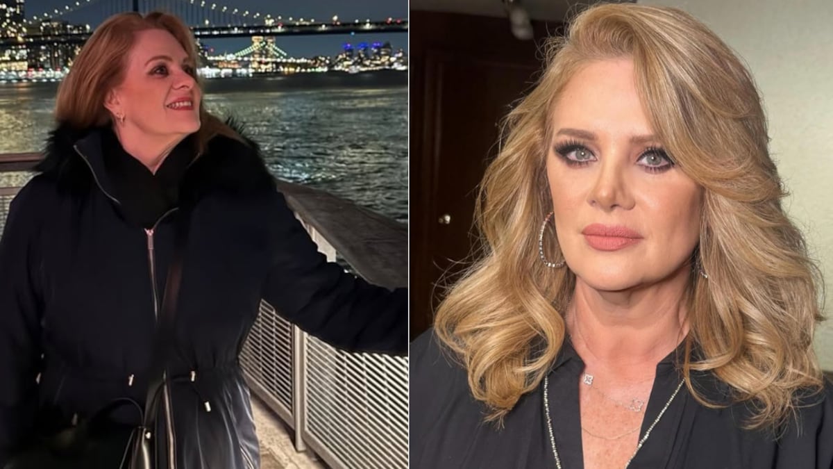 El elegante look de Erika Buenfil para su encuentro con Anne Hathaway y Meryl Streep que causó furor