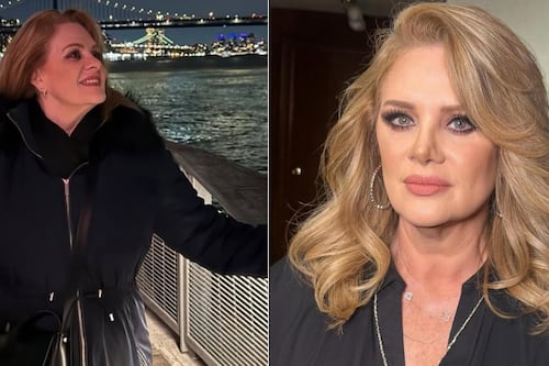 “Bellísima”: el elegante look de Erika Buenfil para su encuentro con Anne Hathaway y Meryl Streep que causó furor
