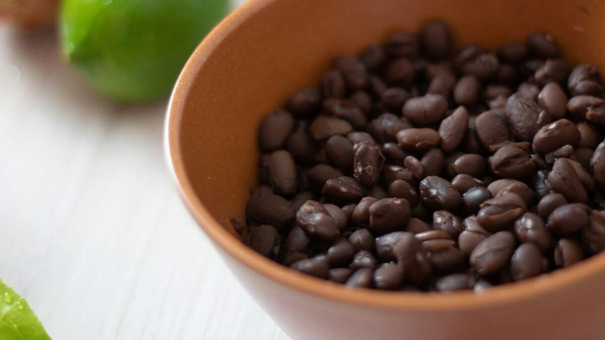Los frijoles negros son fundamentales en la alimentación de la longevidad