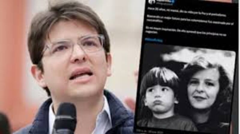 Miguel Uribe recordaba a su madre, Diana Turbay