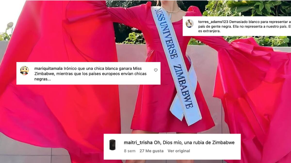 La modelo Brooke Bruk Jackson, de 21 años, causó el disgusto del público solo por su color de piel.