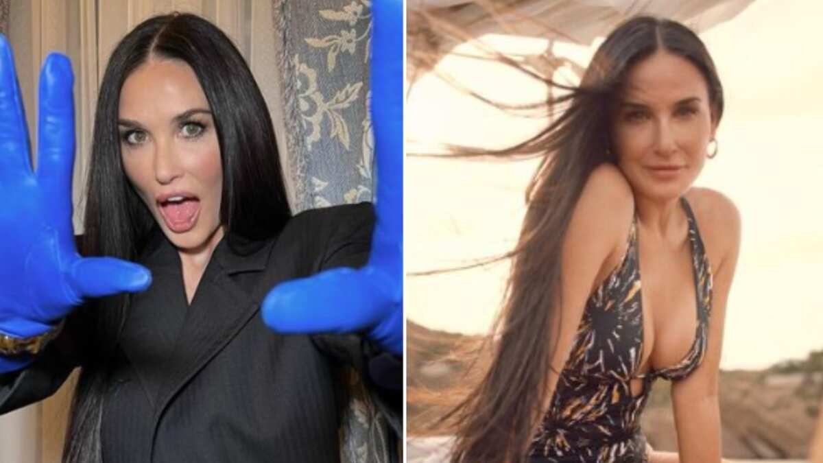 Demi Moore posa sin maquillaje y da lección de amor propio a pesar de las críticas a su rostro