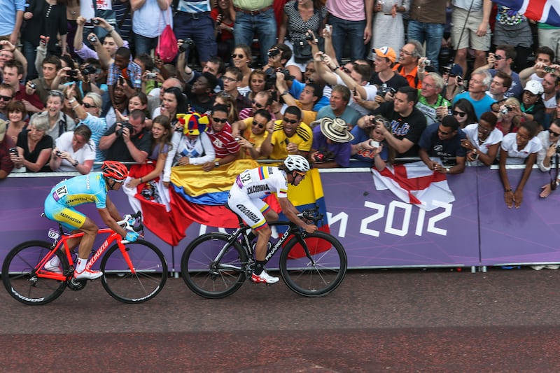 Rigoberto Urán en los Juegos Olímpicos de Londres 2012