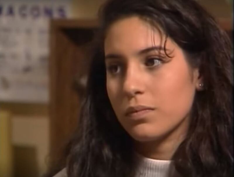 Elena en la telenovela "Muchachitas"