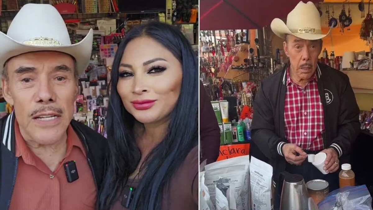 Don Pedro Rivera está muy enamorado de su joven novia Nataly Rodríguez