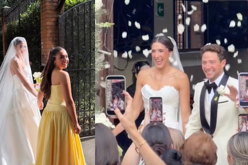 Daniela Ospina y Gabriel Coronel dieron el “sí” definitivo en Medellín