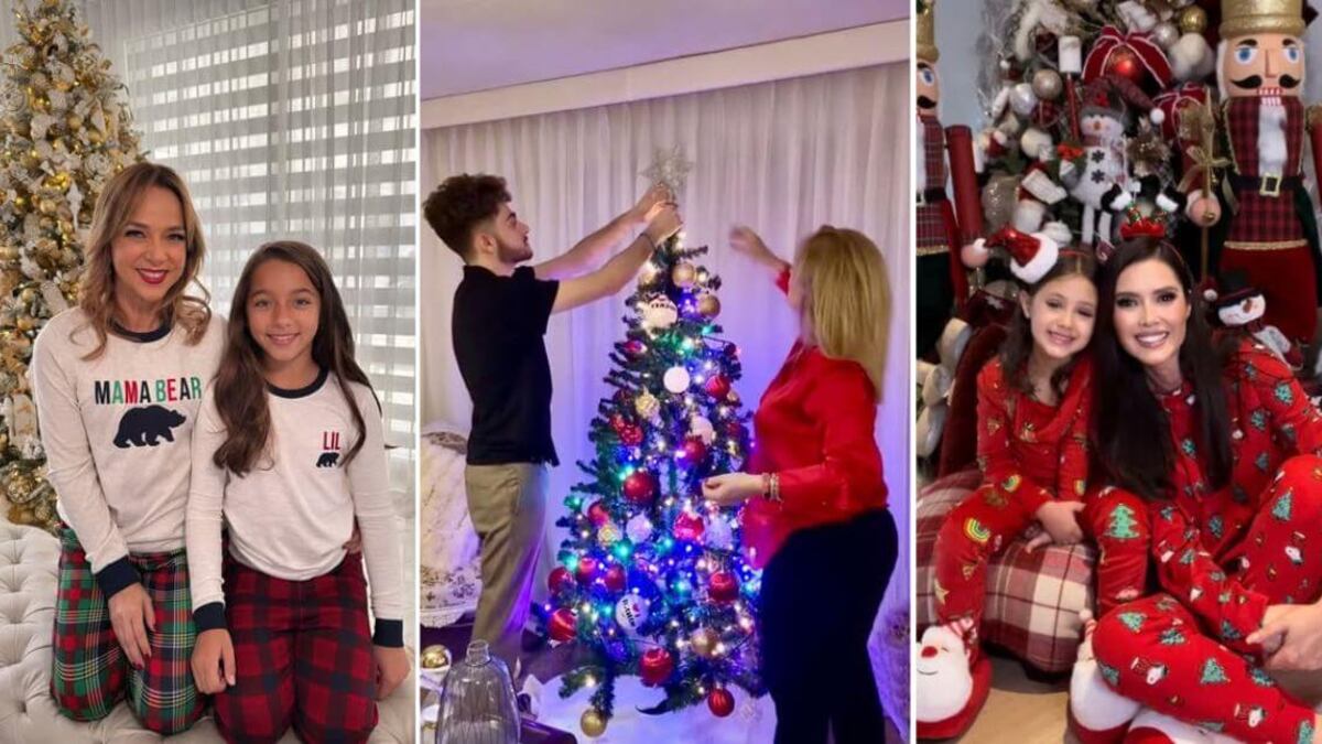Los famosos comenzaron a presumir sus árboles de Navidad desde noviembre