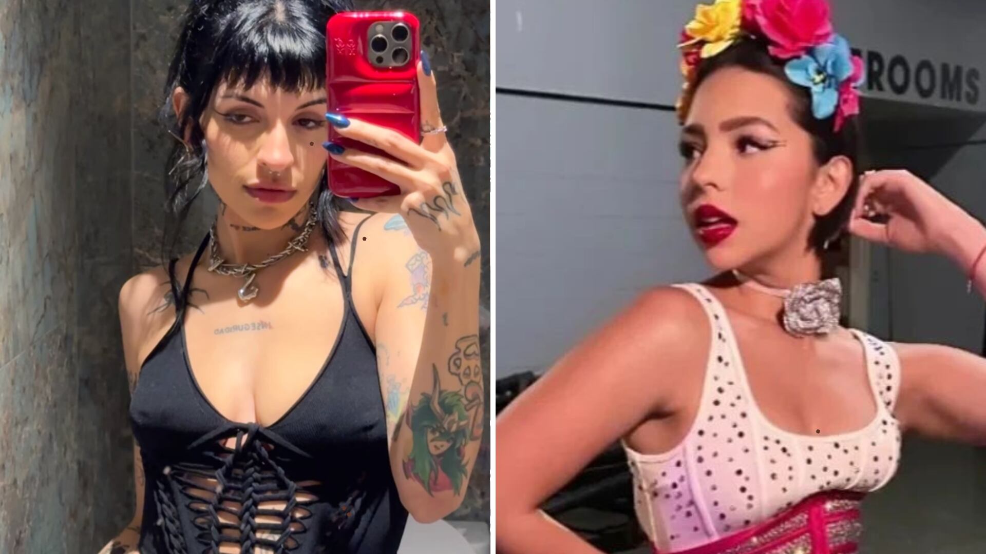 Ángela Aguilar ofrece su segunda exclusiva en menos de una semana y presume el tatuaje que se hizo en honor a Christian Nodal, igual al que se hizo Belinda.