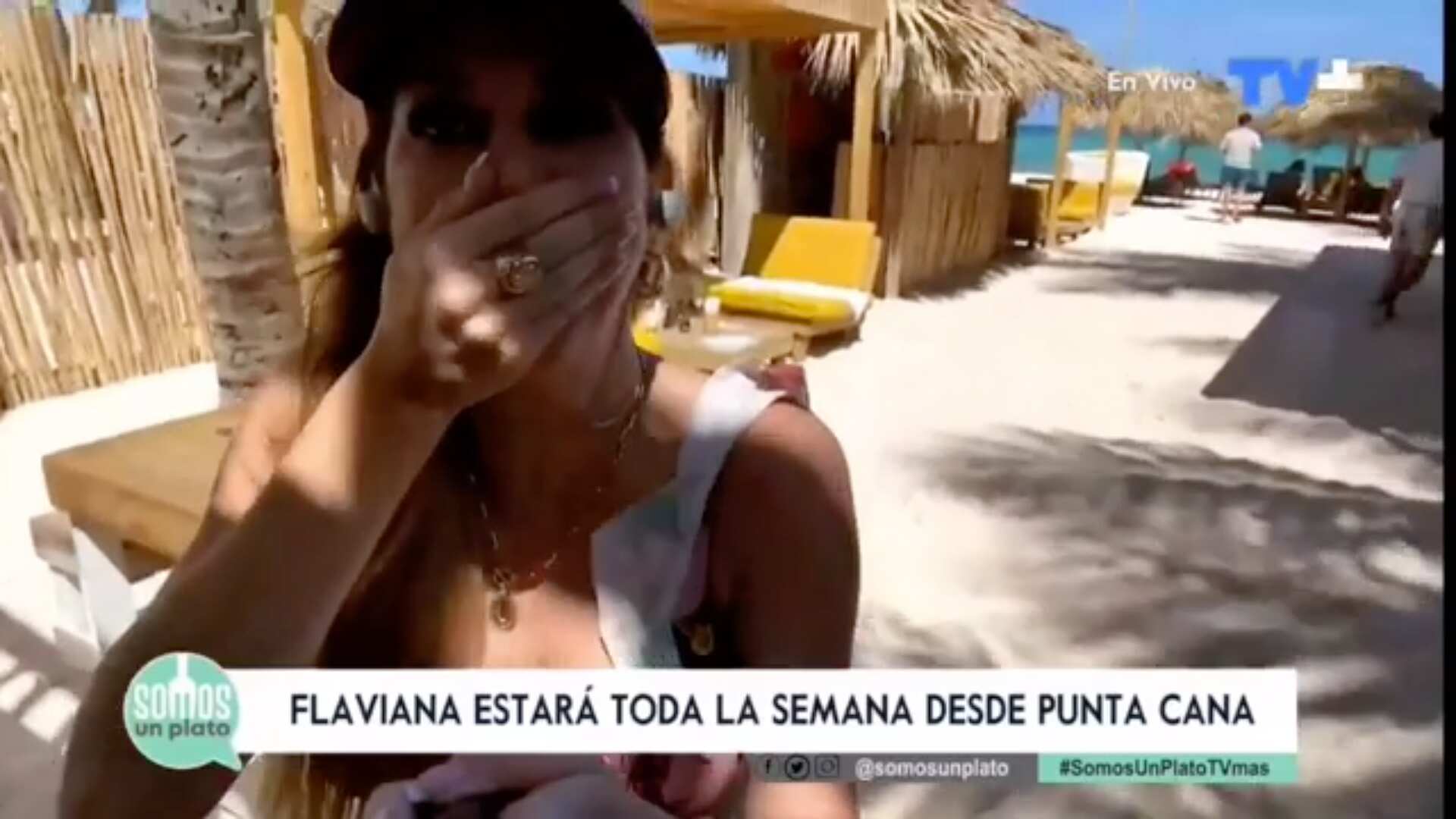 Flaviana Seeling protagonizó un divertido chascarro en vivo