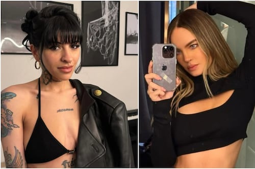 “Llora Nodal”: encuentro de Belinda y Cazzu enloquece internet (VIDEO)