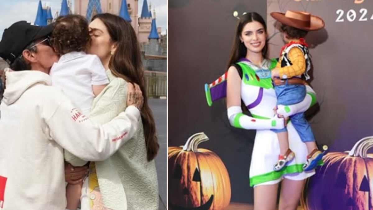 Nadia Ferreira y Marc Anthony hijo