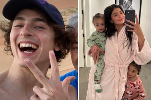¿Papá perfecto?: así es como Timothée Chalamet estaría entusiasmado con los hijos de Kylie Jenner