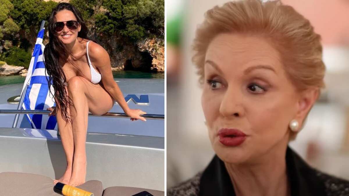 A sus 60 años, Demi Moore tiene el secreto para lucir un traje de baño con elegancia y sensualidad, desafiando las reglas de Carolina Herrera.