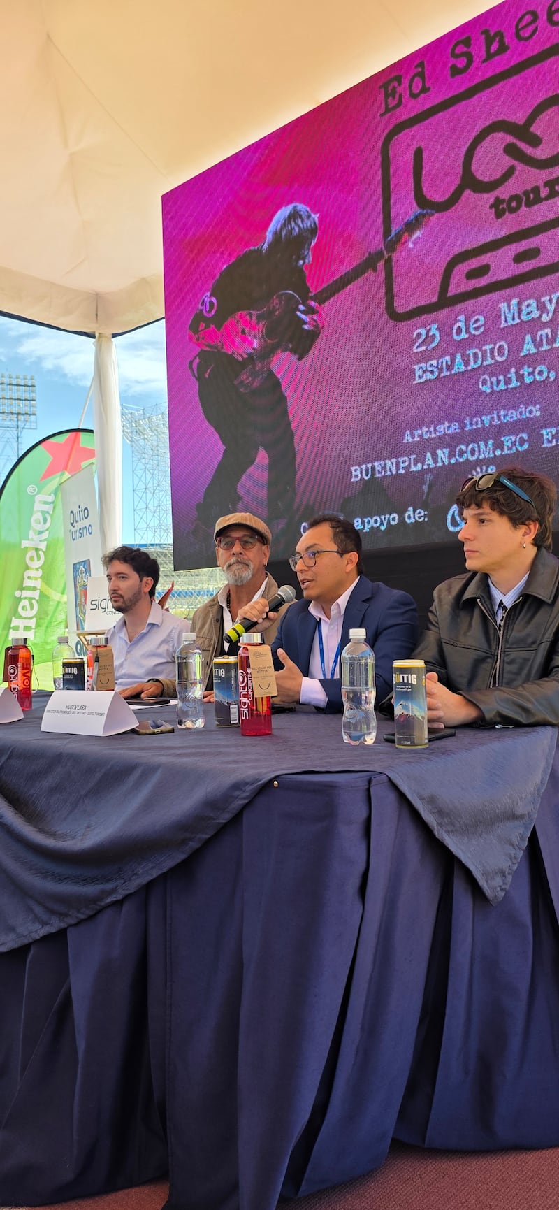 Rueda de prensa del concierto de Ed Sheeran
