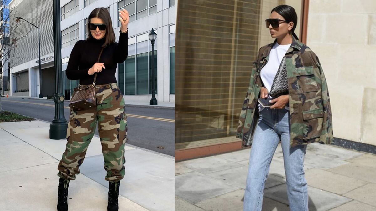 Moda estampado militar
